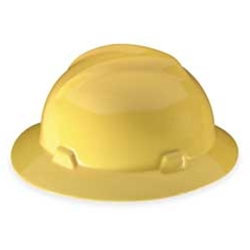 V-Gard full-brim Hard hat Yellow