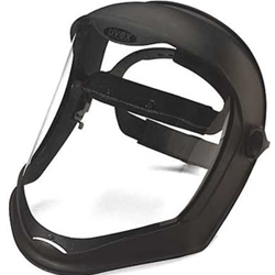 Bionic faceshield polycarbonate visor anti-fog/hardcoat Clear
