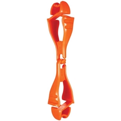 Squids 3400 Orange Glove Clip Holder with Dual Clips