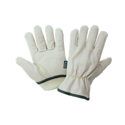 Fleece Lined Leather Driver Glove