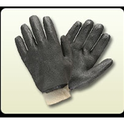 Etched Finish PVC/Knit Wrist