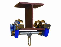 Trolley anchorage connector