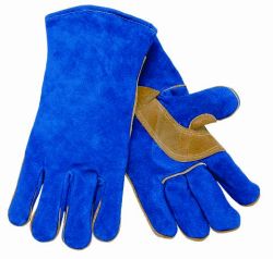 Welding gloves w/ foam/red lining L